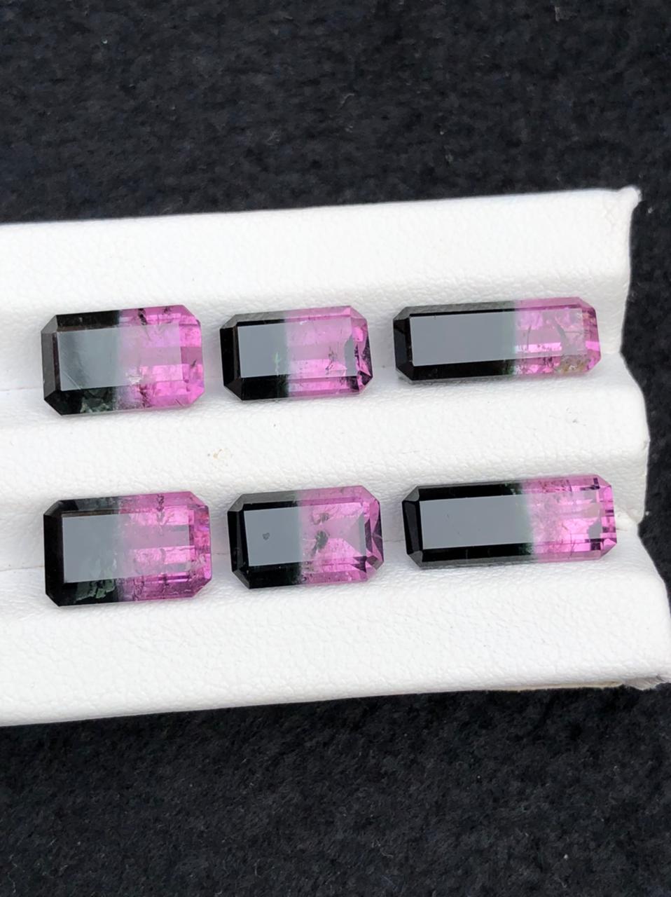 Color tourmaline set total 20 ct