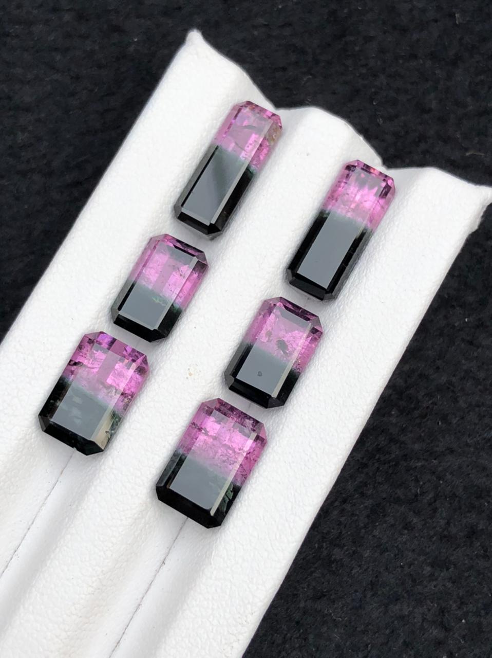 Color tourmaline set total 20 ct