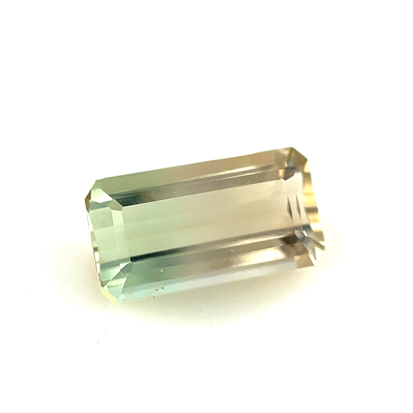 Facetd bi-color tourmaline 2.324 ct