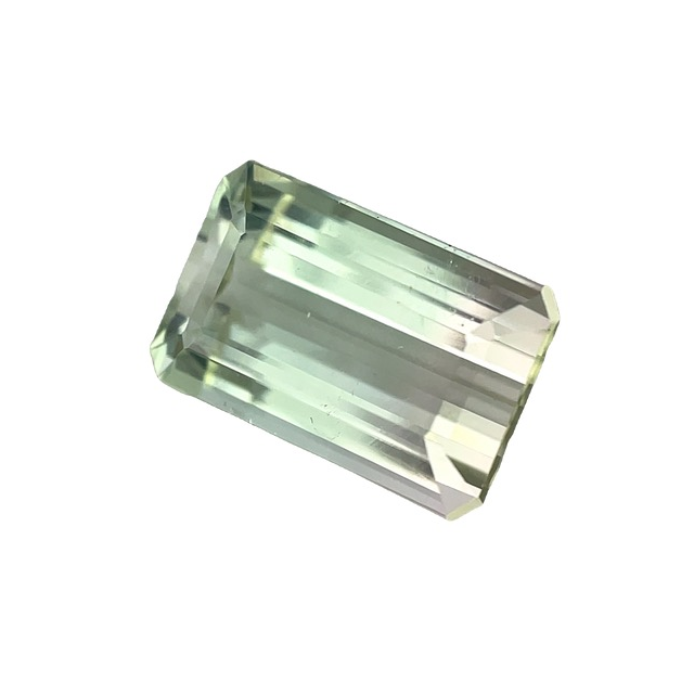 Facetd bi-color tourmaline 3.790 ct