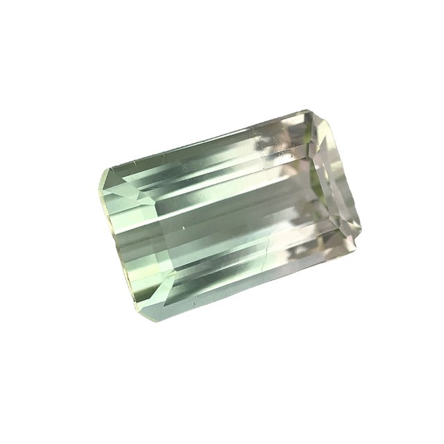 Facetd bi-color tourmaline 3.790 ct