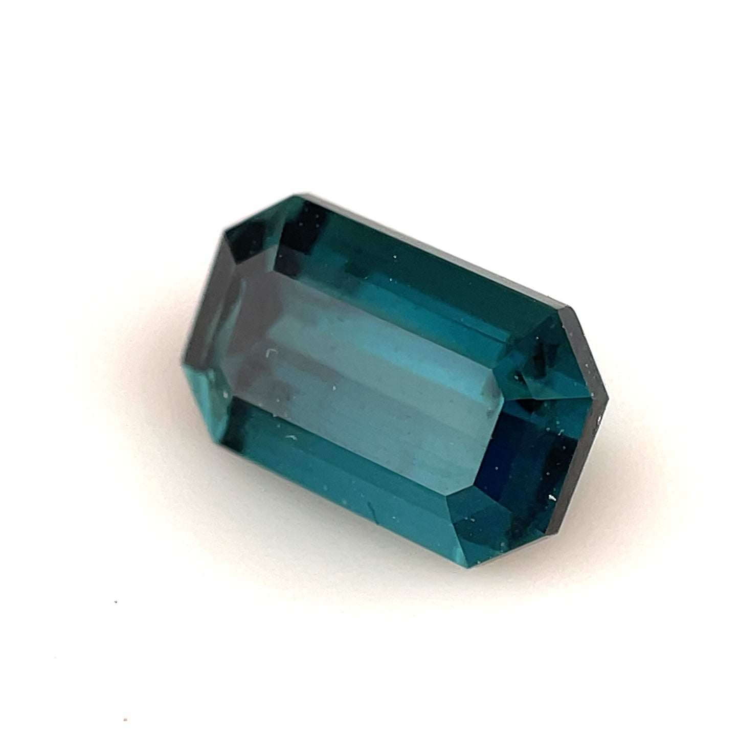 Faceted indicolite blue tourmaline 1.85 ct