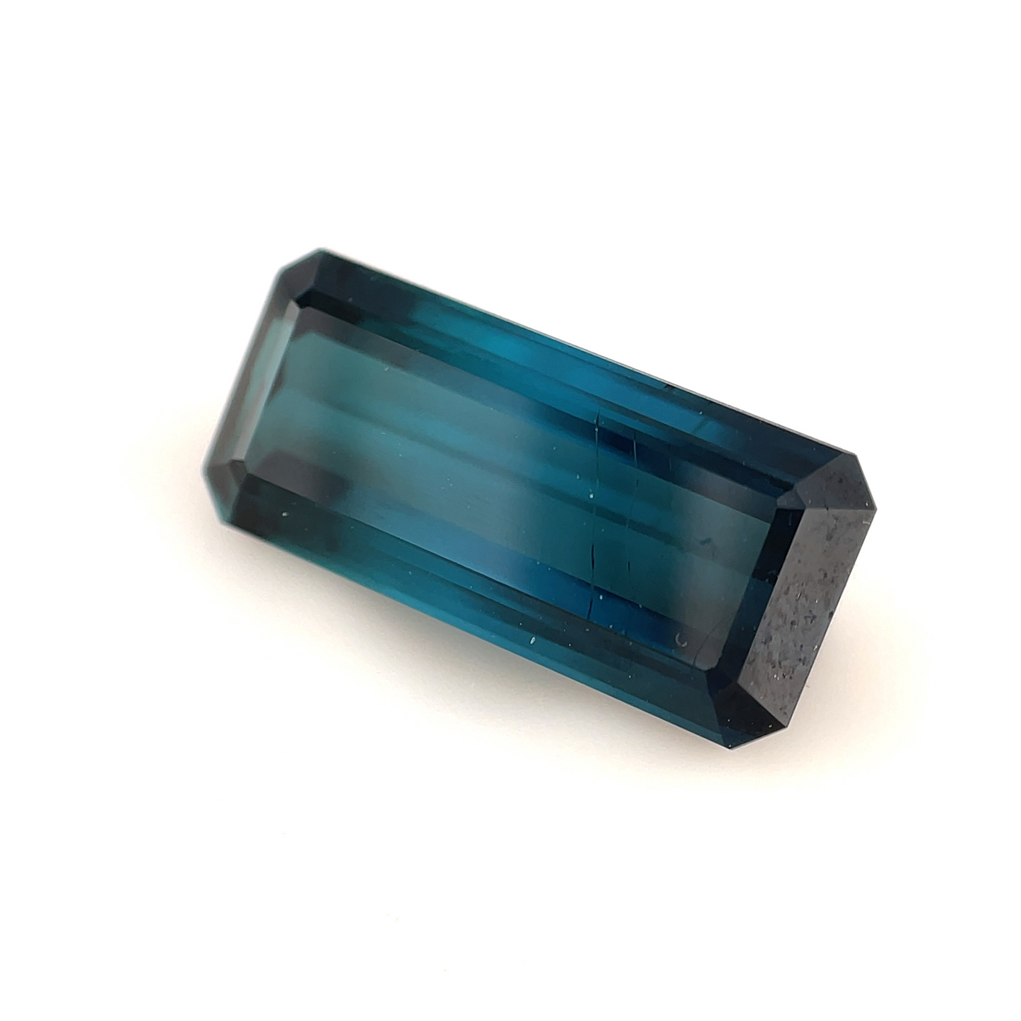 Faceted indicolite blue tourmaline 7.4 ct