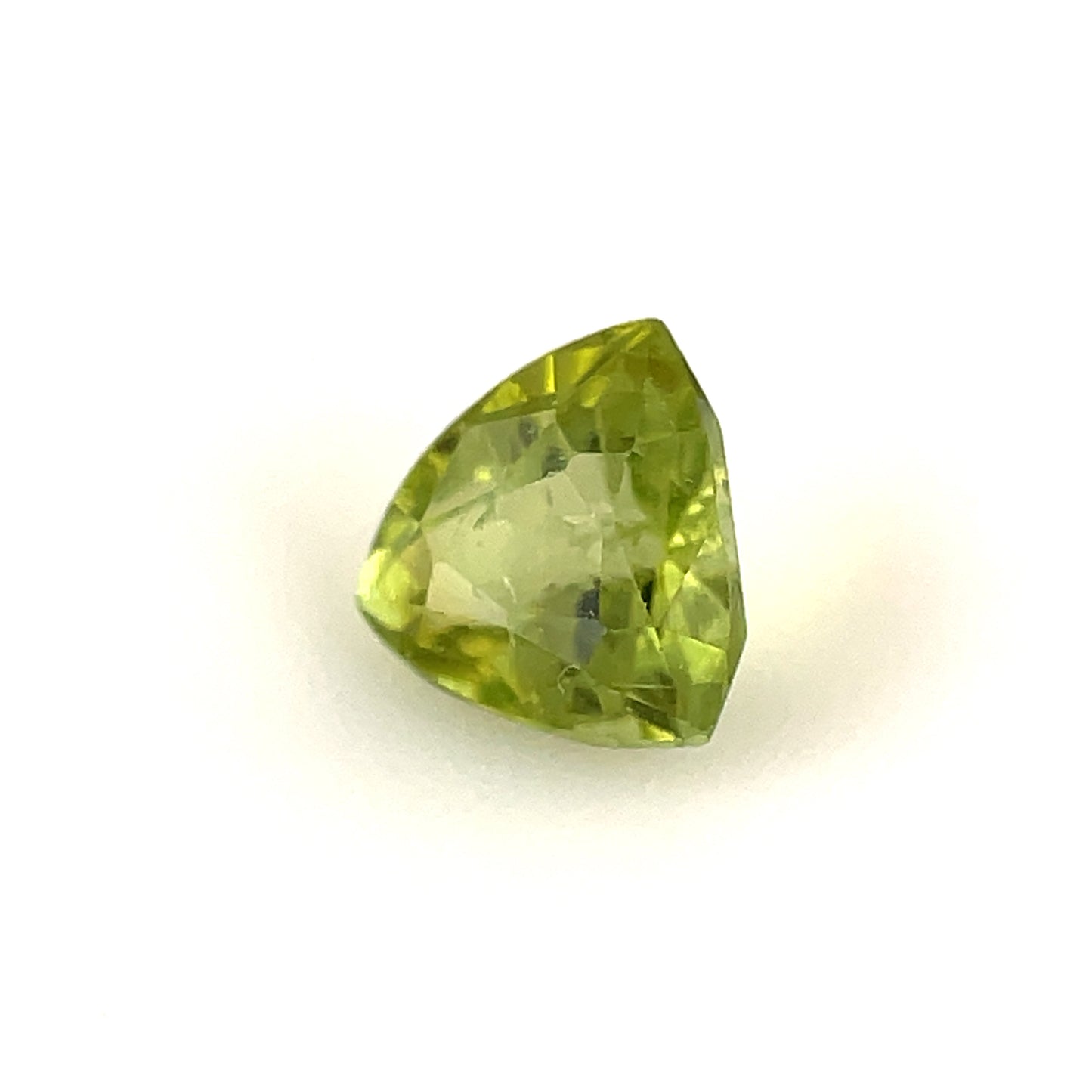 Faceted yellowish green tourmaline 0.65 ct