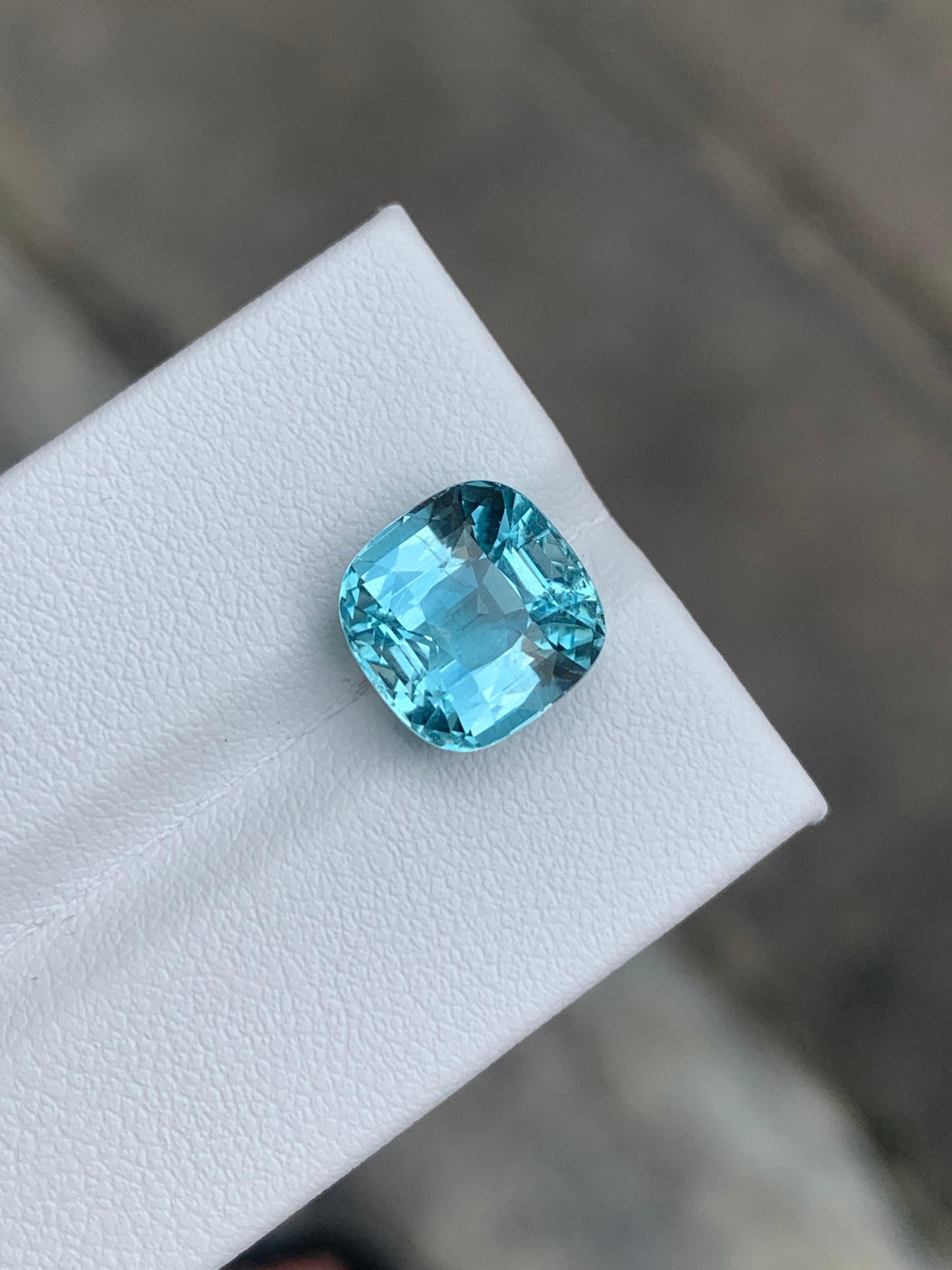 Faceted aquamarine 4.78 ct