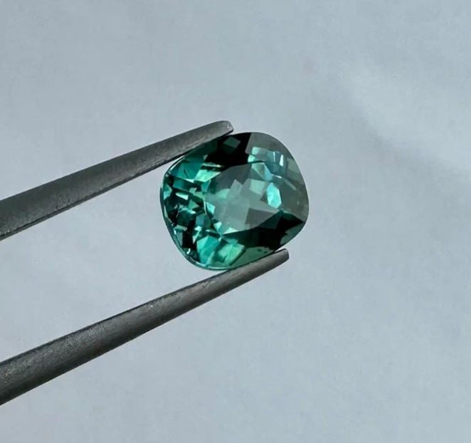 Faceted Lagoon Tourmaline 1.82 ct
