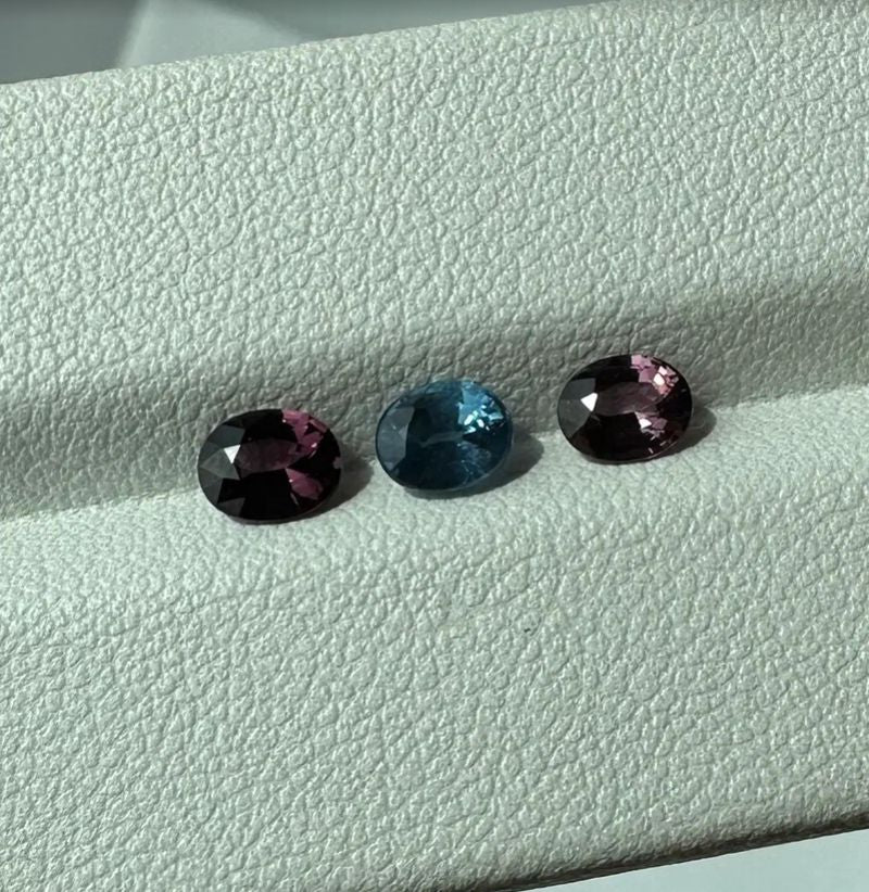 Faceted spinel set 1.34 ct