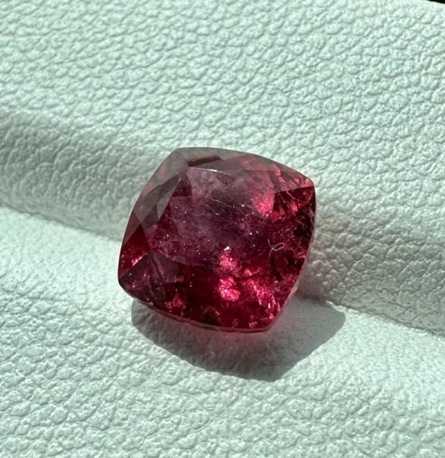 Faceted Rubillite tourmaline