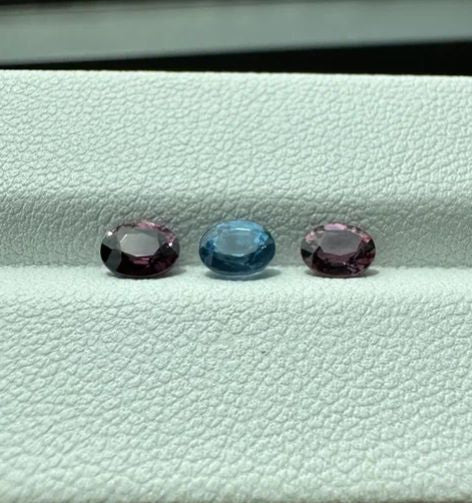 Faceted spinel set 1.34 ct