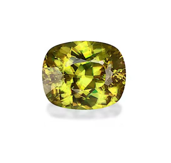 Yellow faceted sphen 5.23 ct