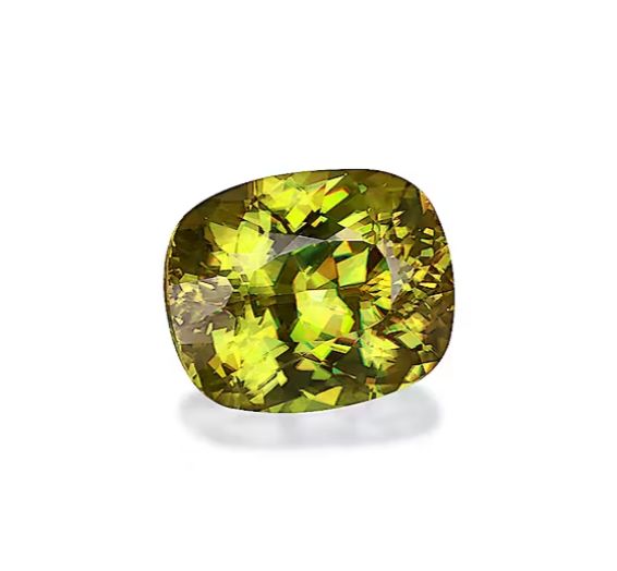 Yellow faceted sphen 5.23 ct