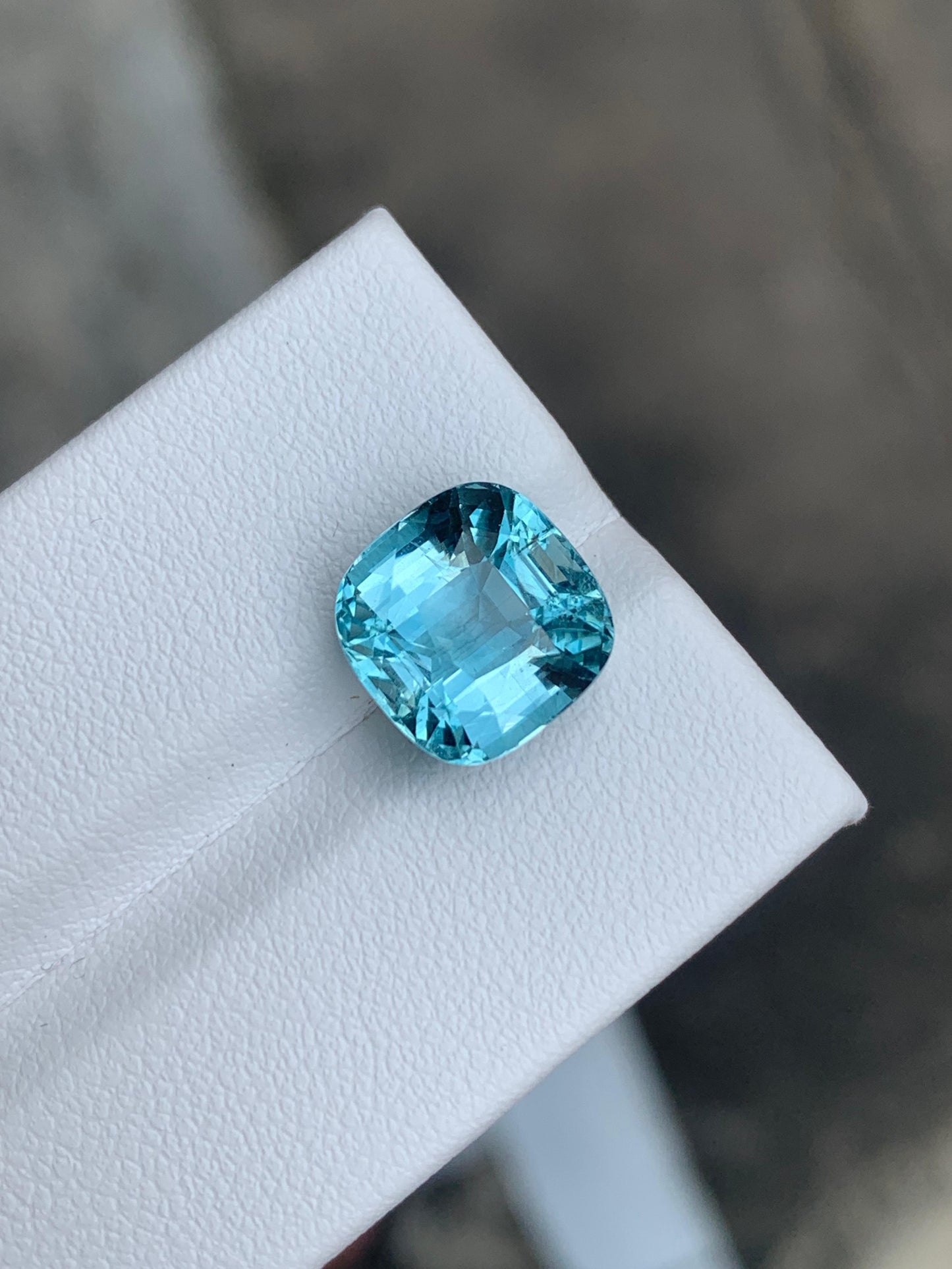 Faceted aquamarine 4.78 ct
