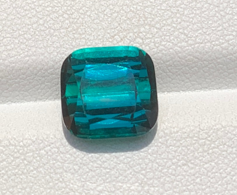 Faceted lagoon tourmaline from Afghanistan 5.87 ct