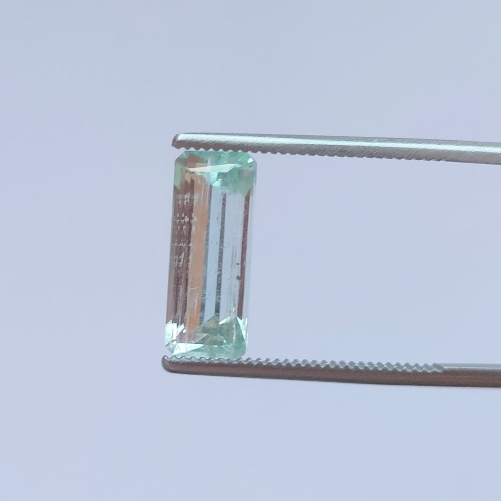Faceted aquamarine 3 ct