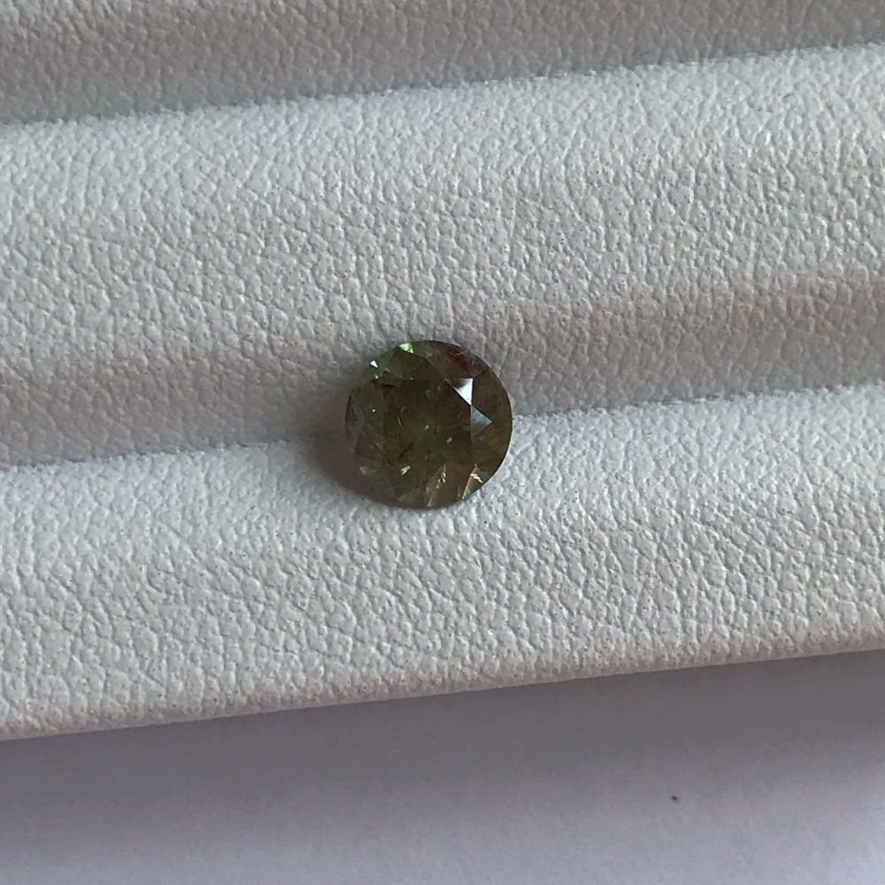Faceted demantoid garnet 1.08 ct