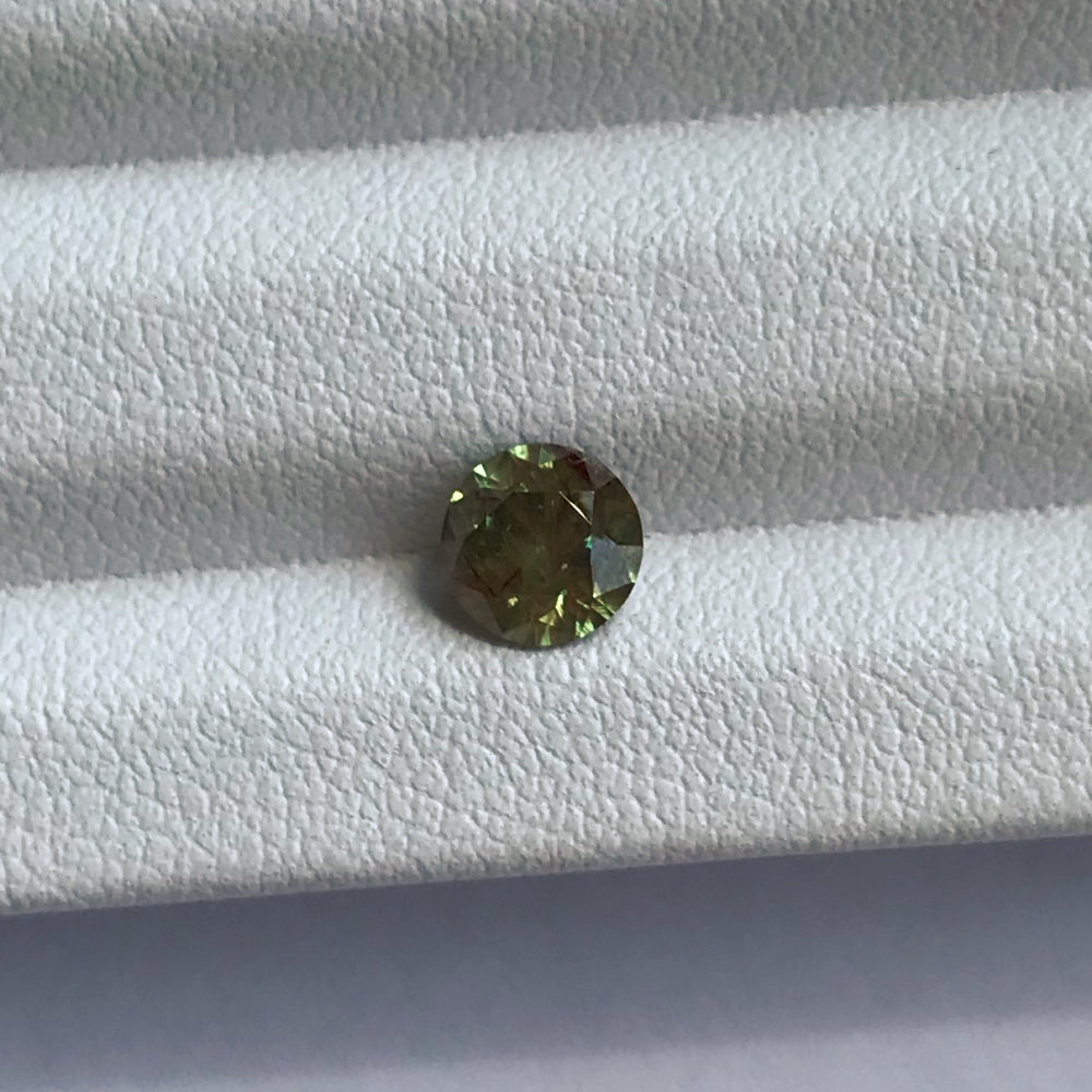Faceted demantoid garnet 1.08 ct