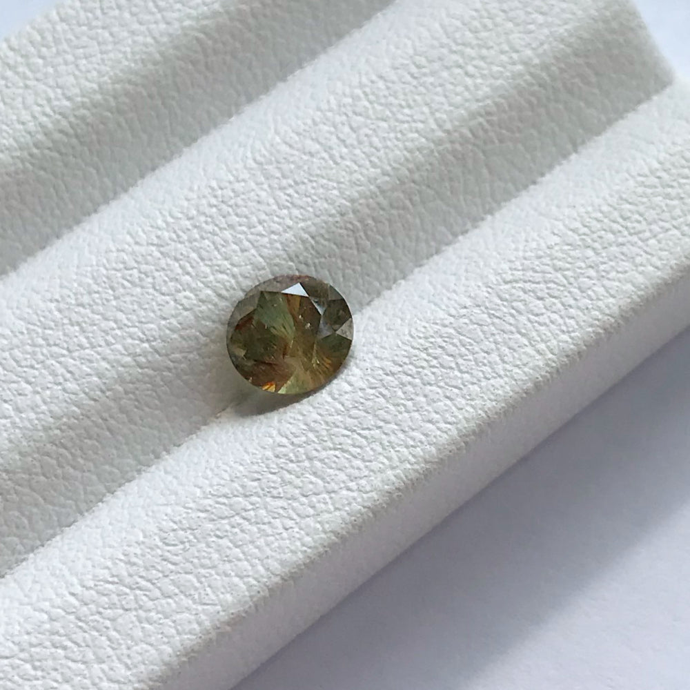 Faceted demantoid garnet 1.08 ct