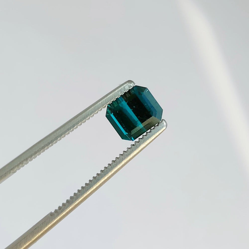 Faceted Blue tourmaline pair 2.65 ct