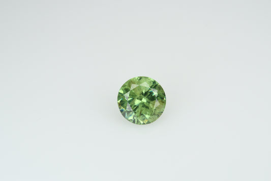 Faceted demantoid garnet 0.5 ct
