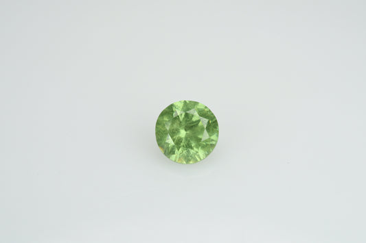 Faceted demantoid garnet 0.48 ct