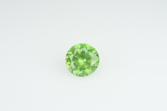 Faceted demantoid garnet 0.54 ct