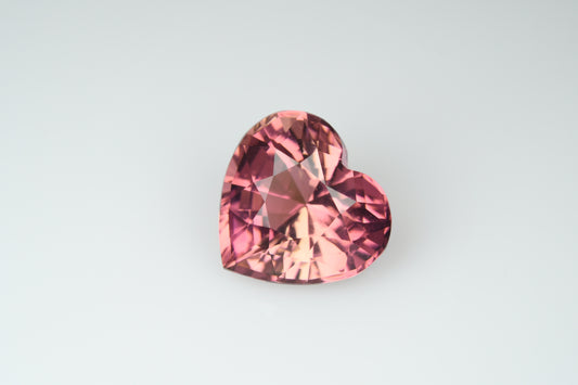 Pink tourmaline heart