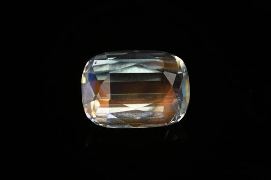 Faceted rainbow sheen moonstone 3.35 cts