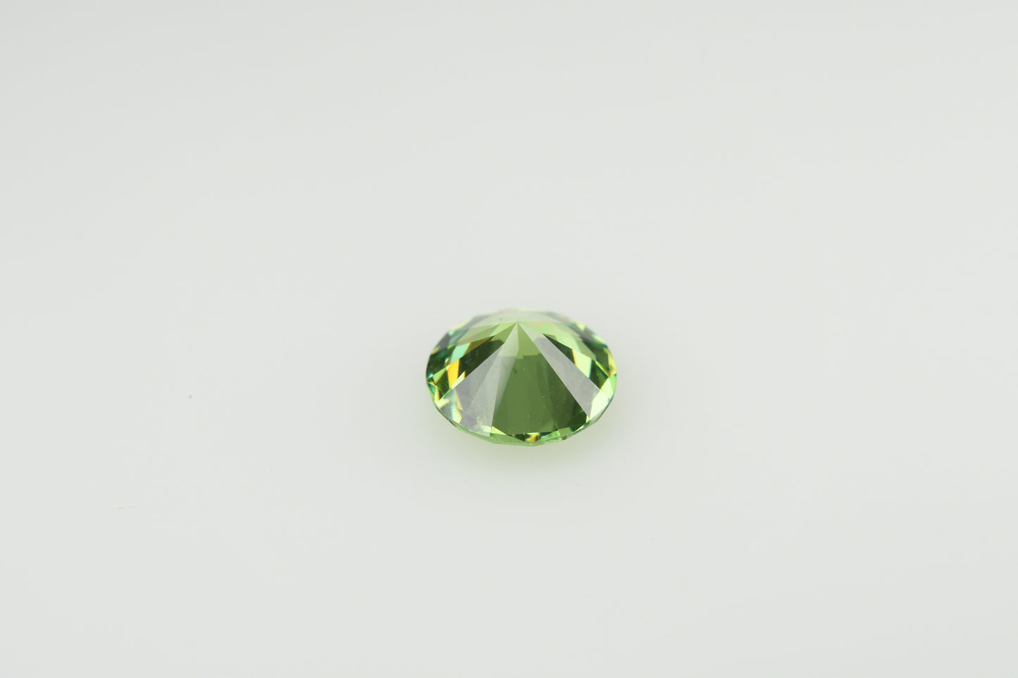 Faceted demantoid 0.59 ct