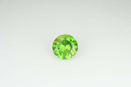 Faceted demantoid 0.62 ct
