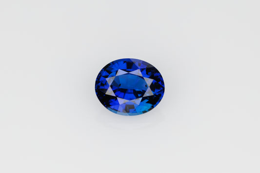 Natural no treatment faceted sapphire 0.85 ct