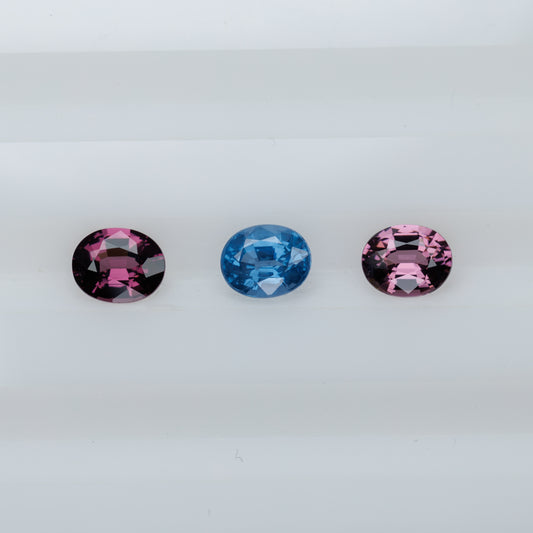 Faceted spinel set 1.34 ct