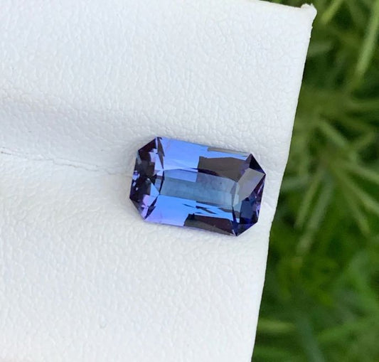 Faceted tanzanite 3 ct