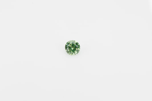 Faceted demantoid garnet, 0.5 ct