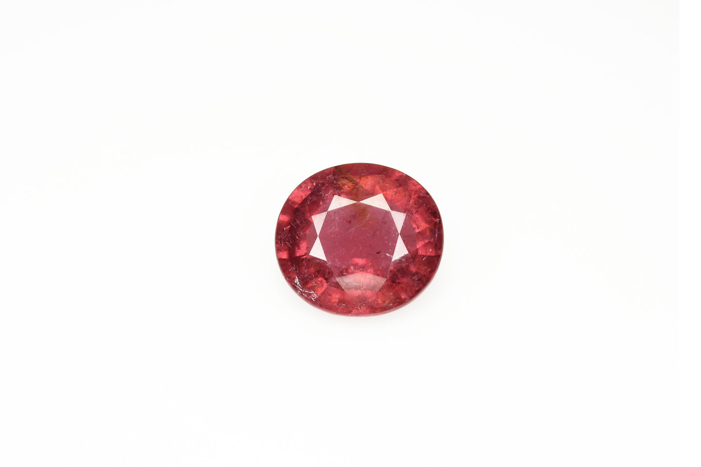 Faceted bright pink tourmaline 3.27 ct