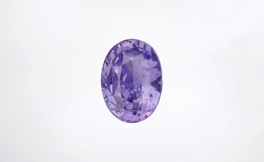 3.15 cts, Untreated purple sapphire with a GIA certificate