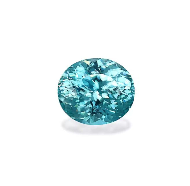 Mint blue faceted Zircon 2.77 ct