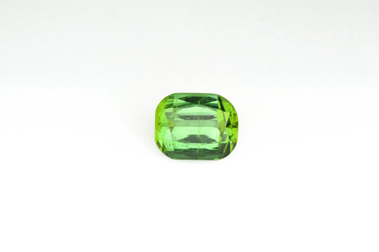 Faceted apple green tourmaline 3.625 ct