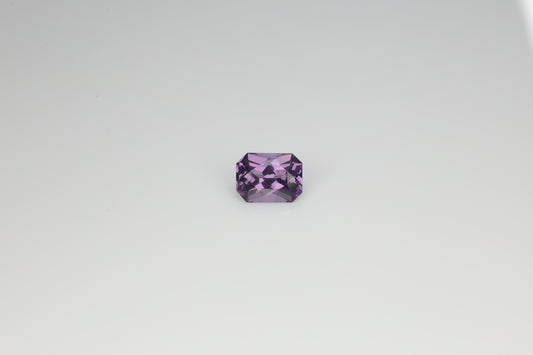 Faceted purple spinel top cut, 1.55 cts