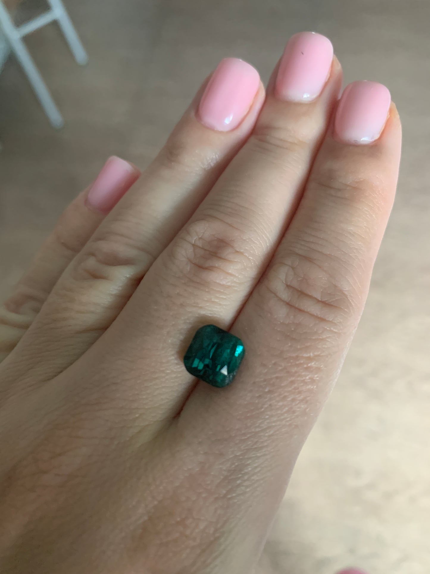 4.42 cts Faceted lagoon tourmaline