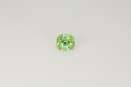 2.07 cts Faceted llight green tourmaline, very beautiful color