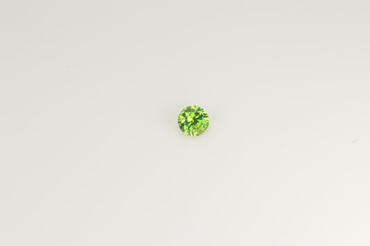 0.24 ct Faceted Russian demantoid garnet