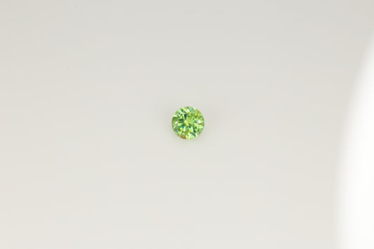 0.32 ct  Faceted Russian demantoid garnet