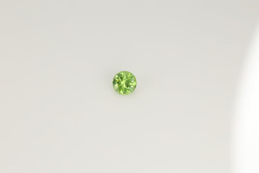 0.37 ct Faceted Russian demantoid garnet