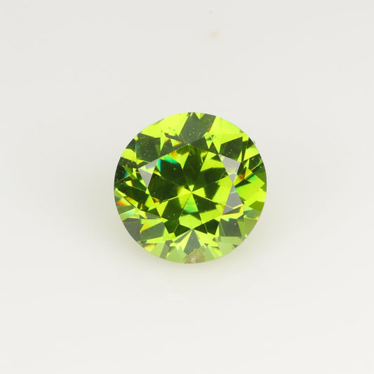 0.45 ct, Faceted Russian demantoid garnet high dispersion