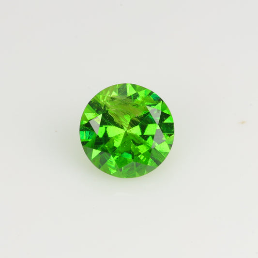 0.22 ct, Faceted Russian demantoid garnet high dispersion