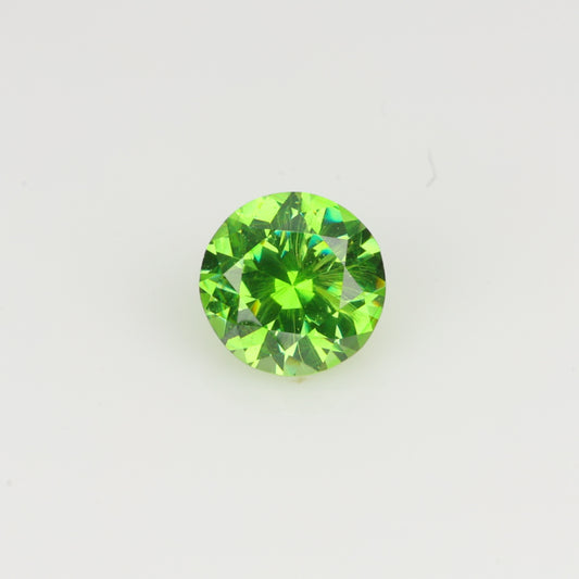 0.22 ct, Faceted Russian demantoid garnet high dispersion