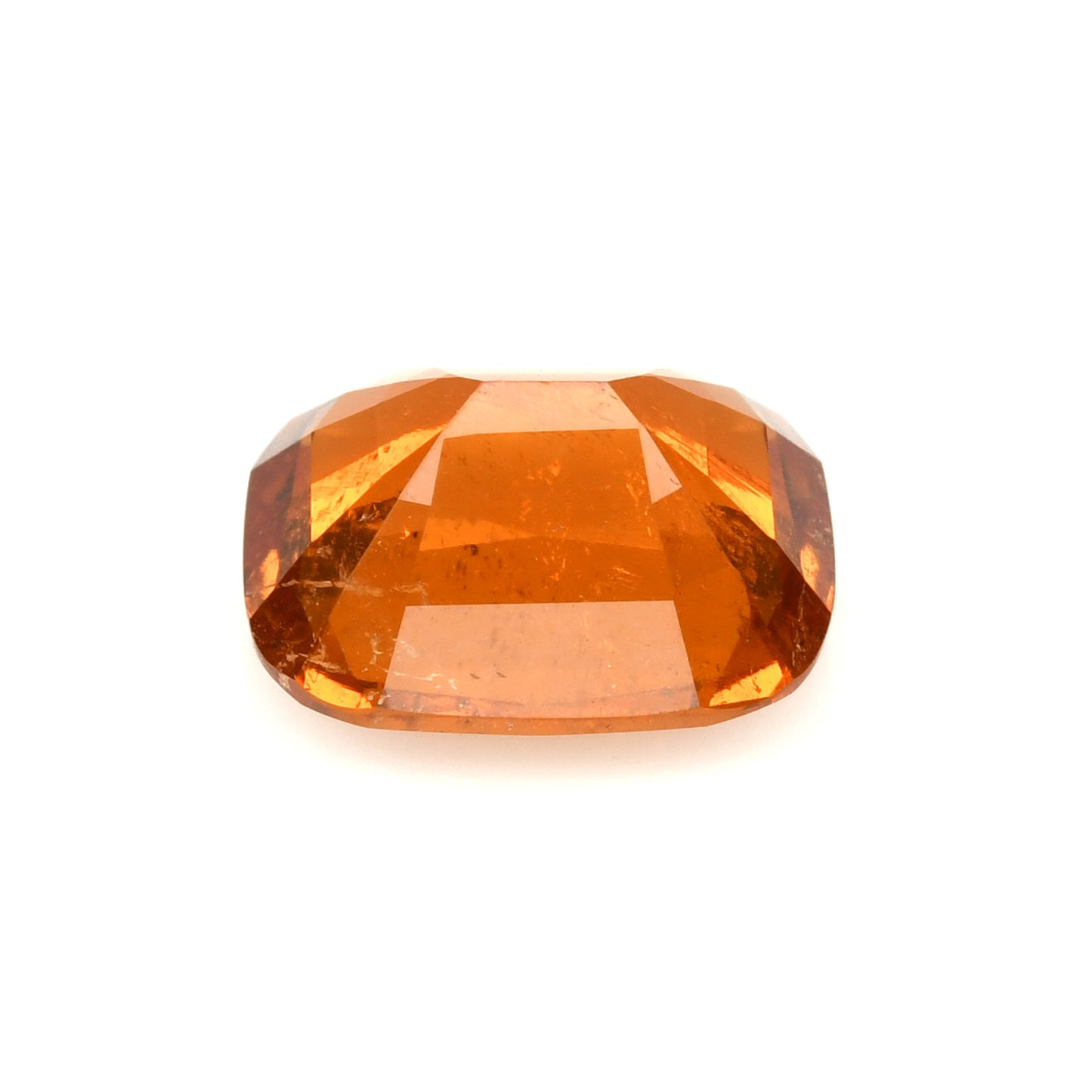 Faceted spessartite orange garnet