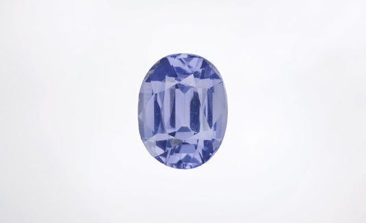 2.53 cts, Untreated bluish violet sapphire with a GIA certificate