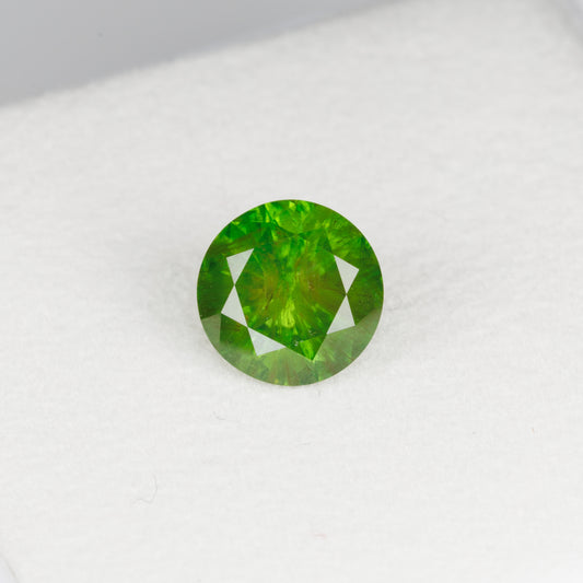 1.51 cts Faceted Russian demantoid garnet