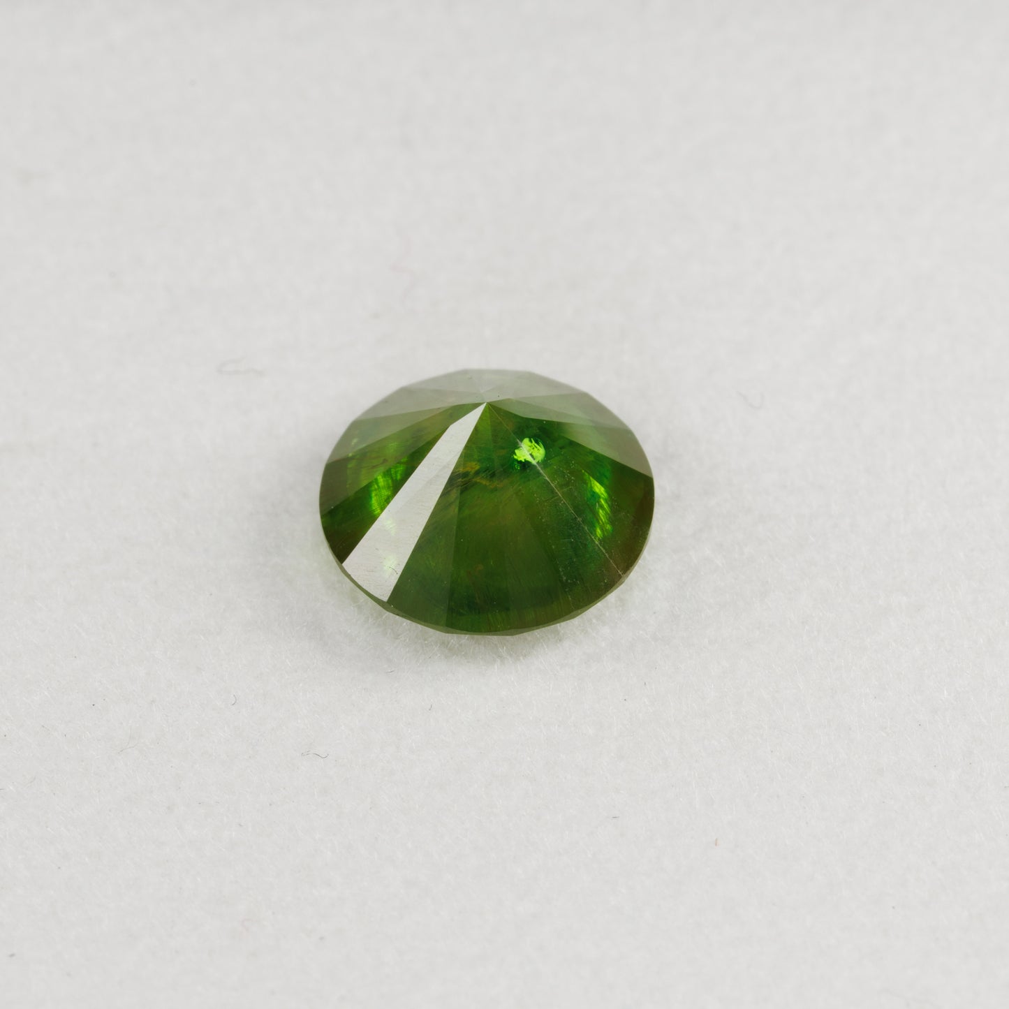 1.51 cts Faceted Russian demantoid garnet